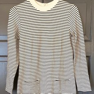 NWOT Retired Club Monaco Rugby Stripe Crew Neck Dress PETITE